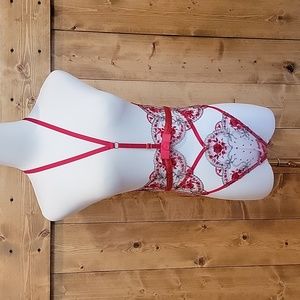 Victoria Secret High Waist Strappy Thong with Neck Strap